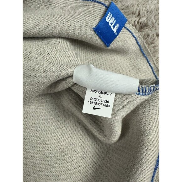 NIKE WOMEN'S UCLA YOGA COLLEGE SWEATSHIRT CREAM SIZE XL NEW - Picture 10 of 13